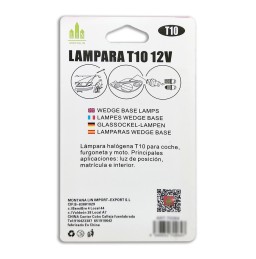 lampara t10  12v coche