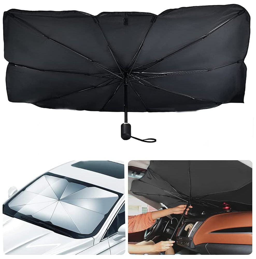 Parasol para coche, sombrilla protectora para el sol del coche, accesorios  auto 